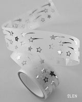 PET Silver Foil Mini Star Kiss Cut Tape