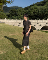ヘイヴン チェック ポケット バミューダ デニム パンツ