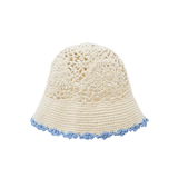 SunFlower Shell Crochet Hat (Ivory)