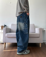 カーペンターパッチデニムパンツ