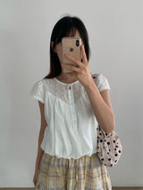 polka dot shoulder bag (2color)