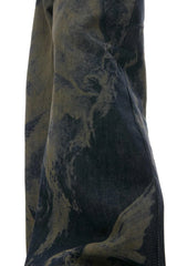 Laser Cut Baggy Jeans