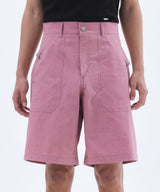 ウォッシュドコットンファティーグバミューダパンツ_Pink