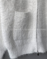 OA Blanc Angora Pocket Zip-Up (3 colors)