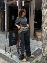 Crack star vintage pigment short sleeves