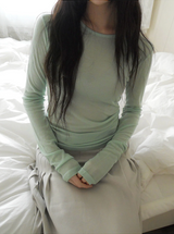 tencel layered tee