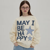 MAY I BE HAPPY スウェットシャツ