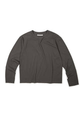 (BASE) SIDE PANEL LONG SLEEVE (CHARCOAL)