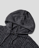 Lune Cable Half Zip-Up Hoodie Knit