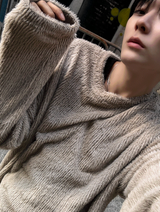 Angora Mohair Knitwear Long Sleeve