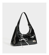 Lace-Up Drawstring Mini Tote Bag