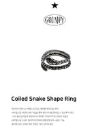 Coiled Snake Shape Ring