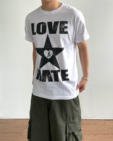 ラスプリント半袖Tシャツ