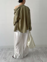 Ethnic Linen Over Fit Shirt