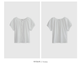 Weekly Wrinkle Shirring Blouse / 2 colors