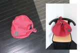 リバーシブルポケットバッグ (RED & NAVY)