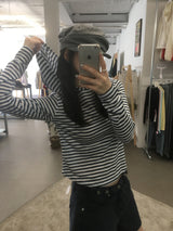 Avon striped hoodie (3color) 
