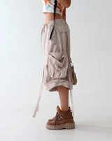 4WAY Cargo Detachable Bermuda Long Wide Pants