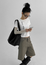 [MADE] Marceau Cotton Carpenter Bermuda Pants