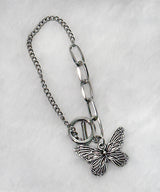 Butterfly Toggle Bar Bracelet