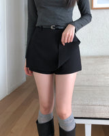 Teti Slit Layered Skirt-Pants