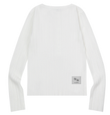 TINVER BUTTON HENRY NECK KNIT
