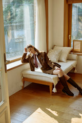 MILD CROP BLAZER / BROWN