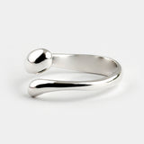 SVR-S630 Silver 92.5 ring open band daily women's silver ring size adjustable