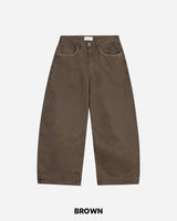 Spark Embroidery Dyed Pants