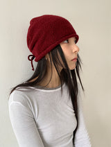 SHIRRING WOOL BEANIE (4C)