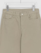 Pigenpi Cotton Semi Bootcut Pants