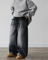 CROSS DEEP DENIM PANTS LB