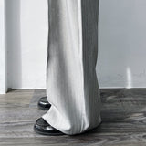 カーブドシームドレープワイドトラウザー