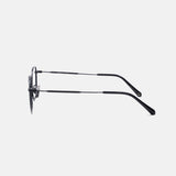 Knouun Round titanium glasses CODE. 101. A Black