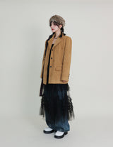 Hayley Cancanシースルーレースロングスカート