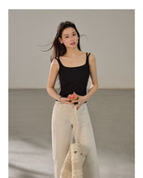 [1+1BOGO] Layered Double Strap Tank Top with Built-in Cups