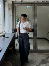 Deli ヘンリーネック半袖Tシャツ