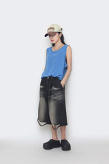 Pig over sleeveless T