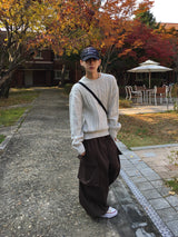 Leak Cotton Big Cargo Pants 3C