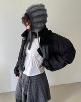 シャギーストライプバラクラバ
