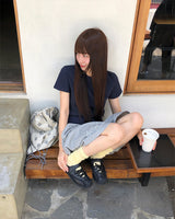 [ORIGINAL] Face Round Short-Sleeve T-Shirt