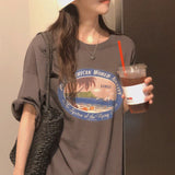 ビンテージオーシャン半袖Tシャツ