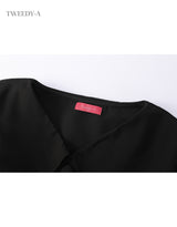 Ivy cape collar blouse