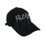 stitch lettering ball cap