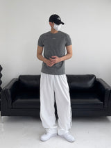 PD Ribbed Muscle Fit Short Sleeve T-Shirt (3C)