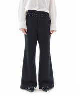 RIVET LINE BOOTCUT SLACKS