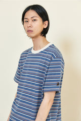 ALARM MULTI STRIPE T SHIRT BLUE_MAN