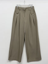 Launer Pocket Two-Tuck Wide Slacks