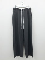 Silk Turn-Up Slacks (2color)