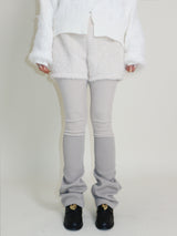 Kina Bendable Angora Fur Micro Shorts (Angora Fur Fabric)